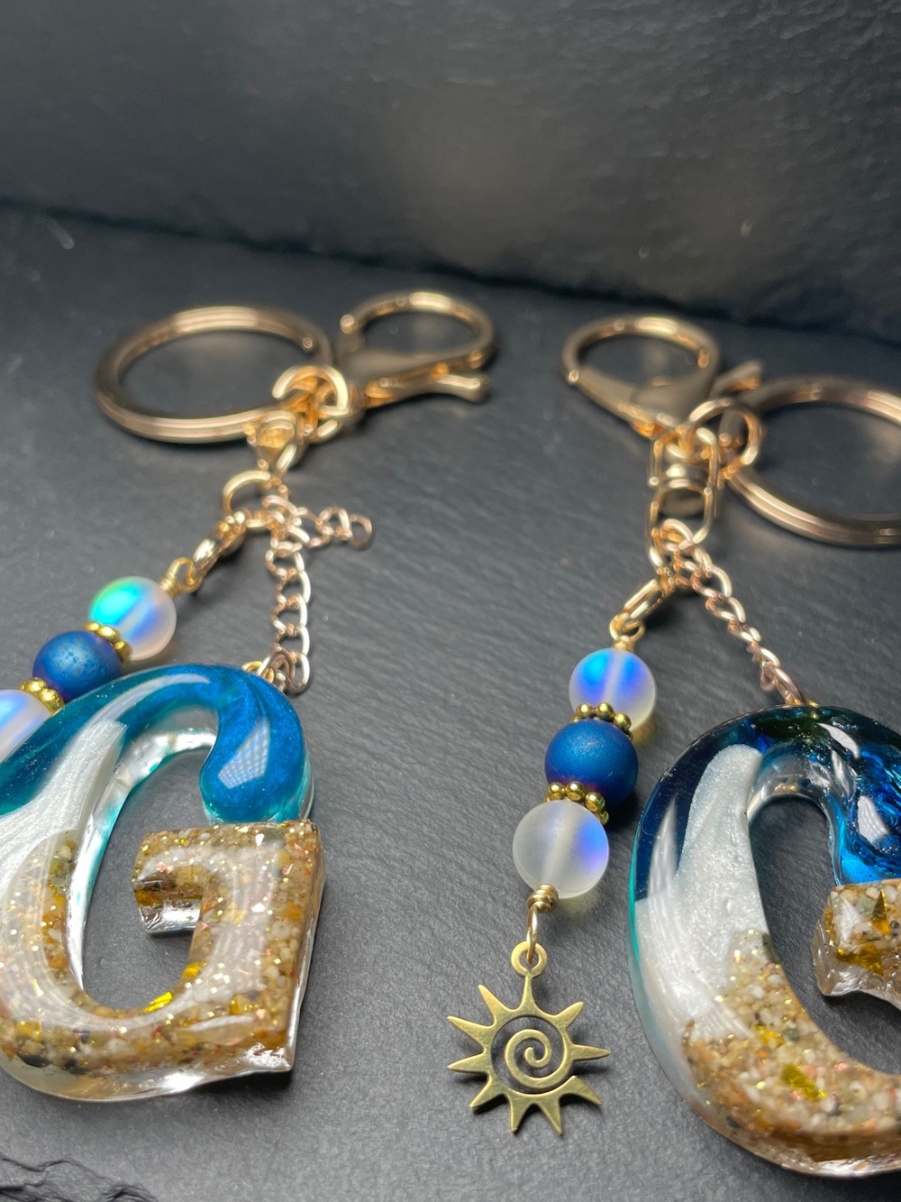 RESERVED Artisan Beach Side Keychains - Picture 4 of 7